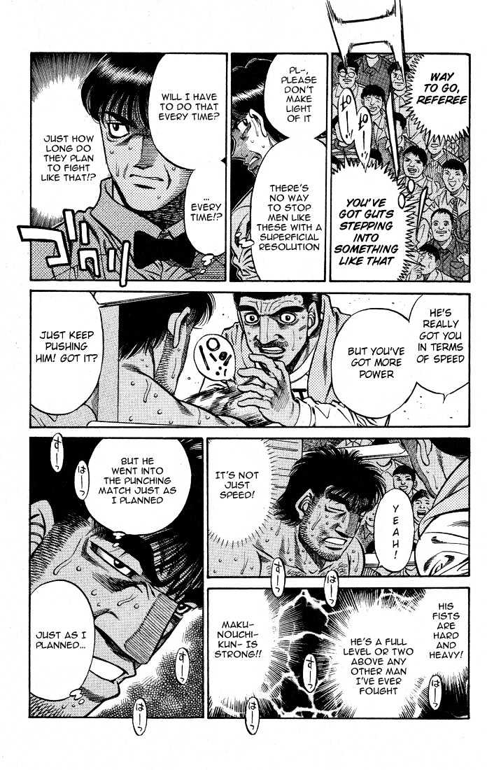 Hajime no Ippo Chapter 429 page 10 - Chapter 429 : Zero-distance battle