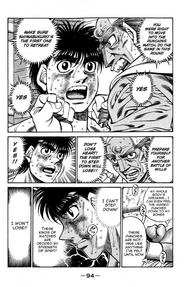 Hajime no Ippo Chapter 429 page 11 - Chapter 429 : Zero-distance battle