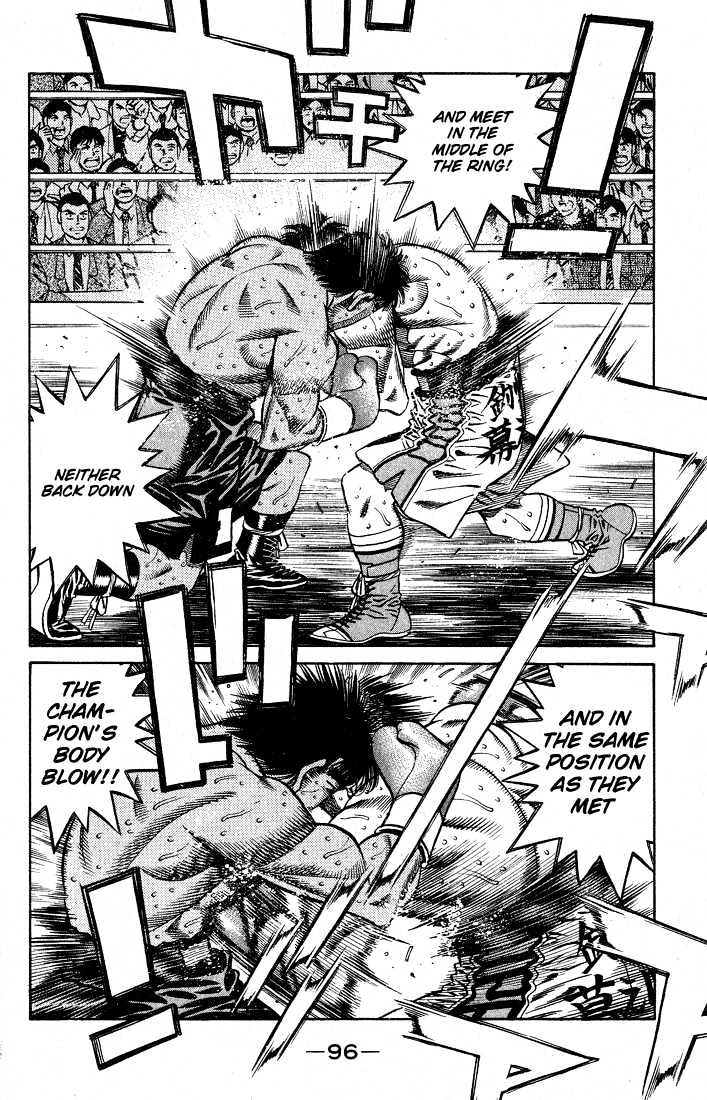 Hajime no Ippo Chapter 429 page 13 - Chapter 429 : Zero-distance battle