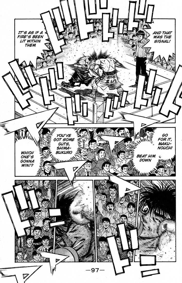 Hajime no Ippo Chapter 429 page 14 - Chapter 429 : Zero-distance battle