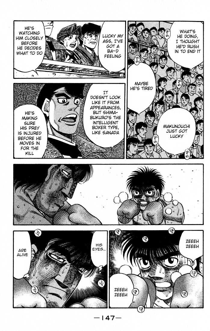 Hajime no Ippo Chapter 432 page 5 - Chapter 432 : Endless Road under the sea