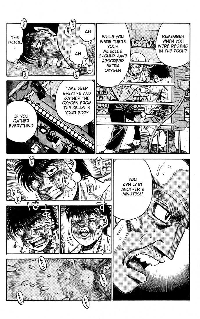 Hajime no Ippo Chapter 434 page 16 - Chapter 434 : Lack of Oxygen