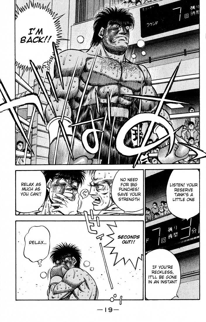 Hajime no Ippo Chapter 434 page 19 - Chapter 434 : Lack of Oxygen