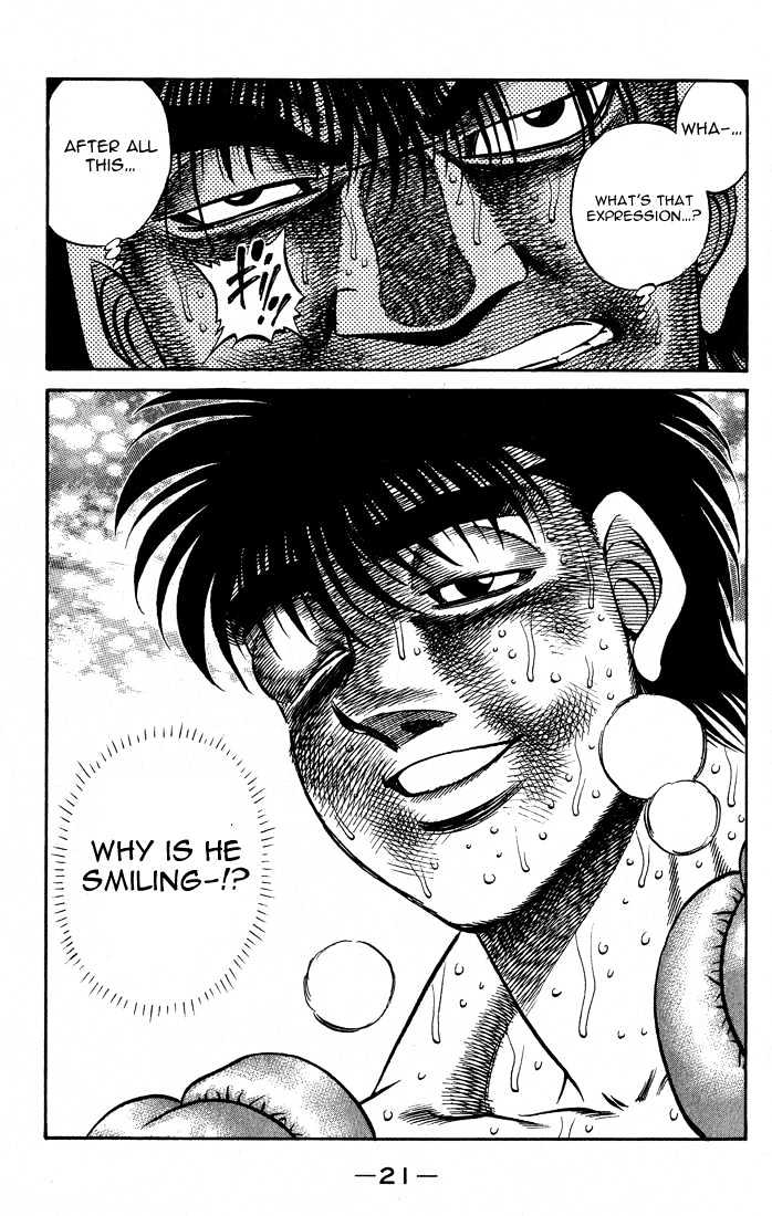 Hajime no Ippo Chapter 434 page 21 - Chapter 434 : Lack of Oxygen