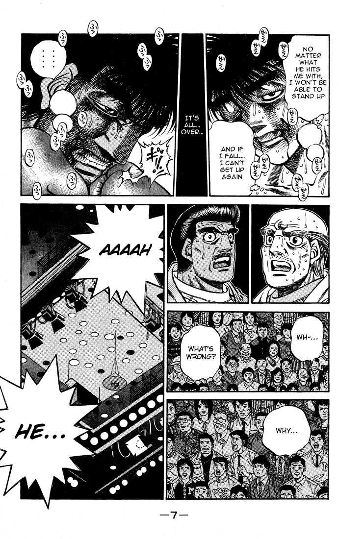 Hajime no Ippo Chapter 434 page 8 - Chapter 434 : Lack of Oxygen