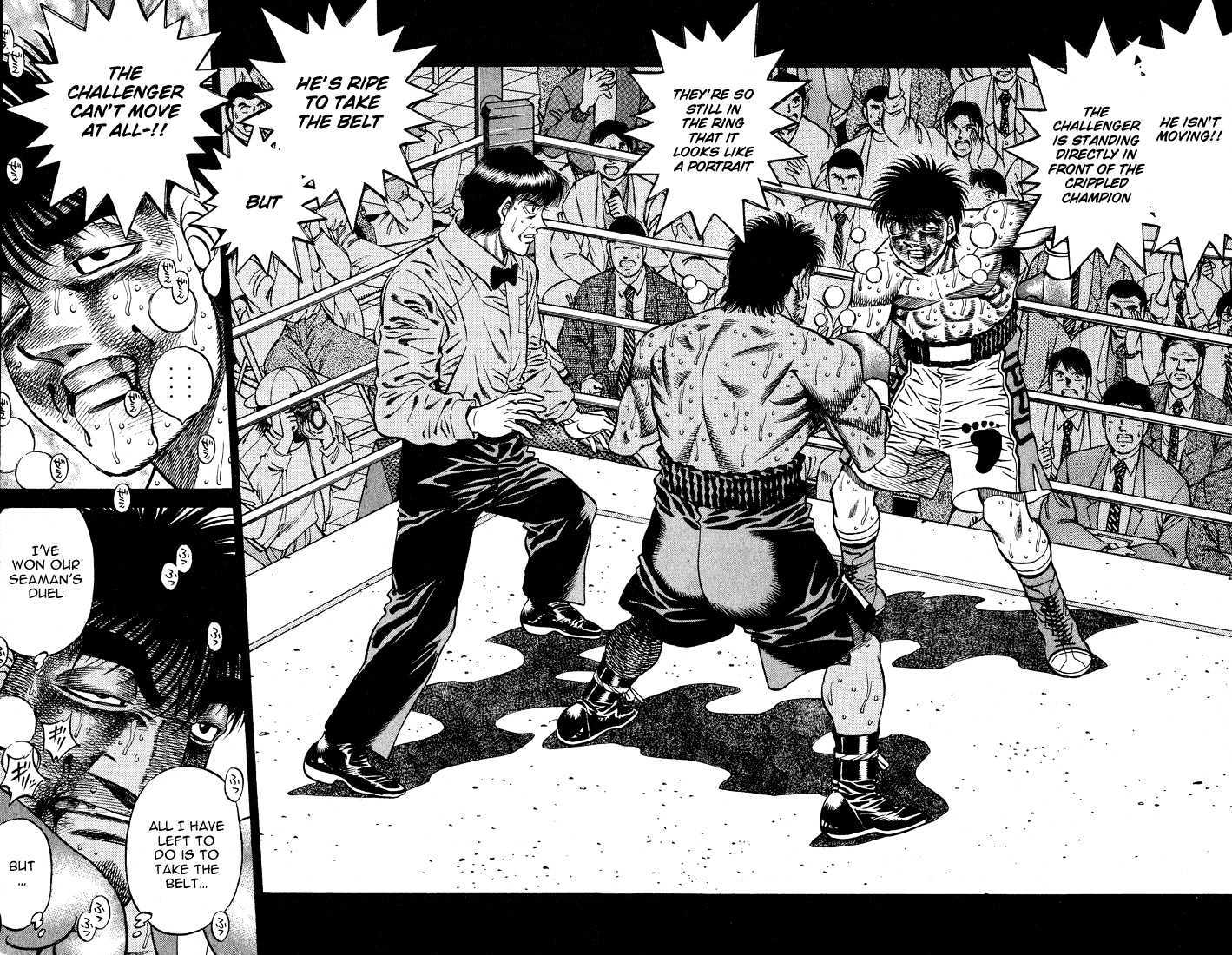 Hajime no Ippo Chapter 434 page 9 - Chapter 434 : Lack of Oxygen