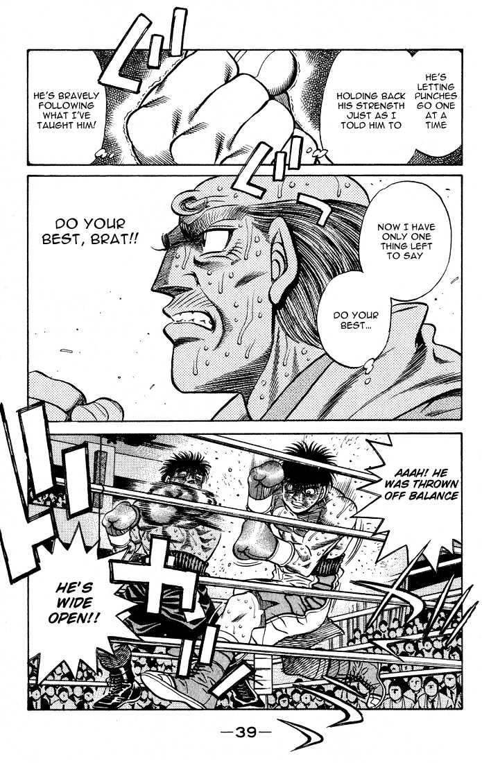 Hajime no Ippo Chapter 435 page 14 - Chapter 435 : Fight with a smile