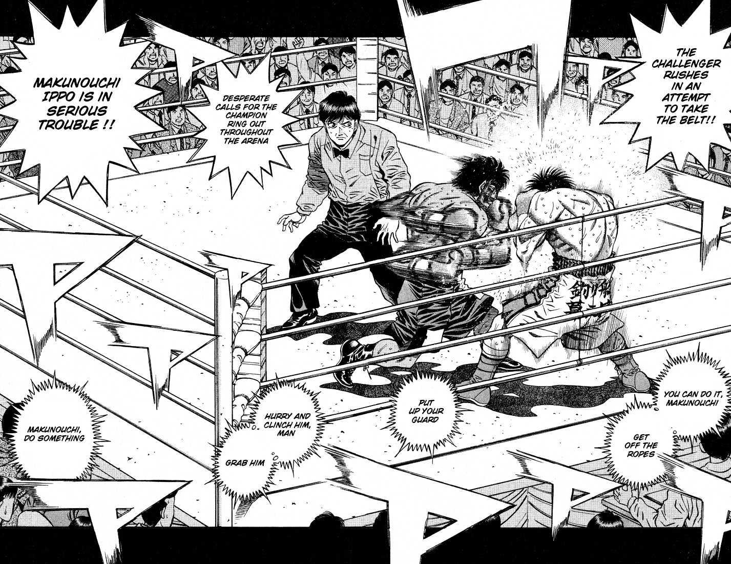 Hajime no Ippo Chapter 435 page 7 - Chapter 435 : Fight with a smile