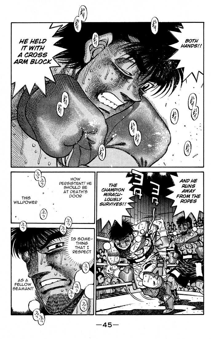 Hajime no Ippo Chapter 436 page 3 - Chapter 436 : Unconscious Pursuit