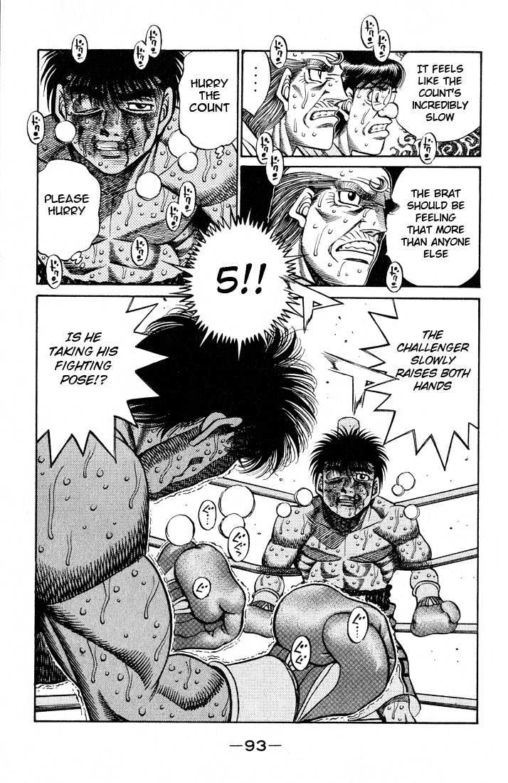 Hajime no Ippo Chapter 438 page 10 - Chapter 438 : Upper-half's fighting spirit