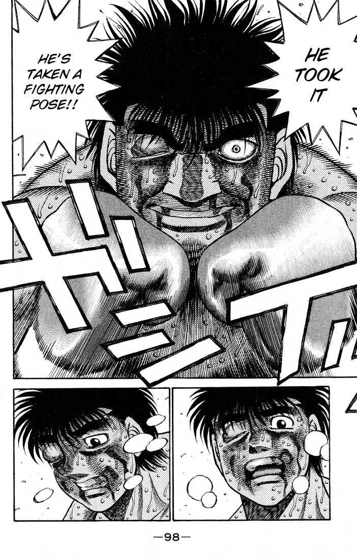 Hajime no Ippo Chapter 438 page 15 - Chapter 438 : Upper-half's fighting spirit