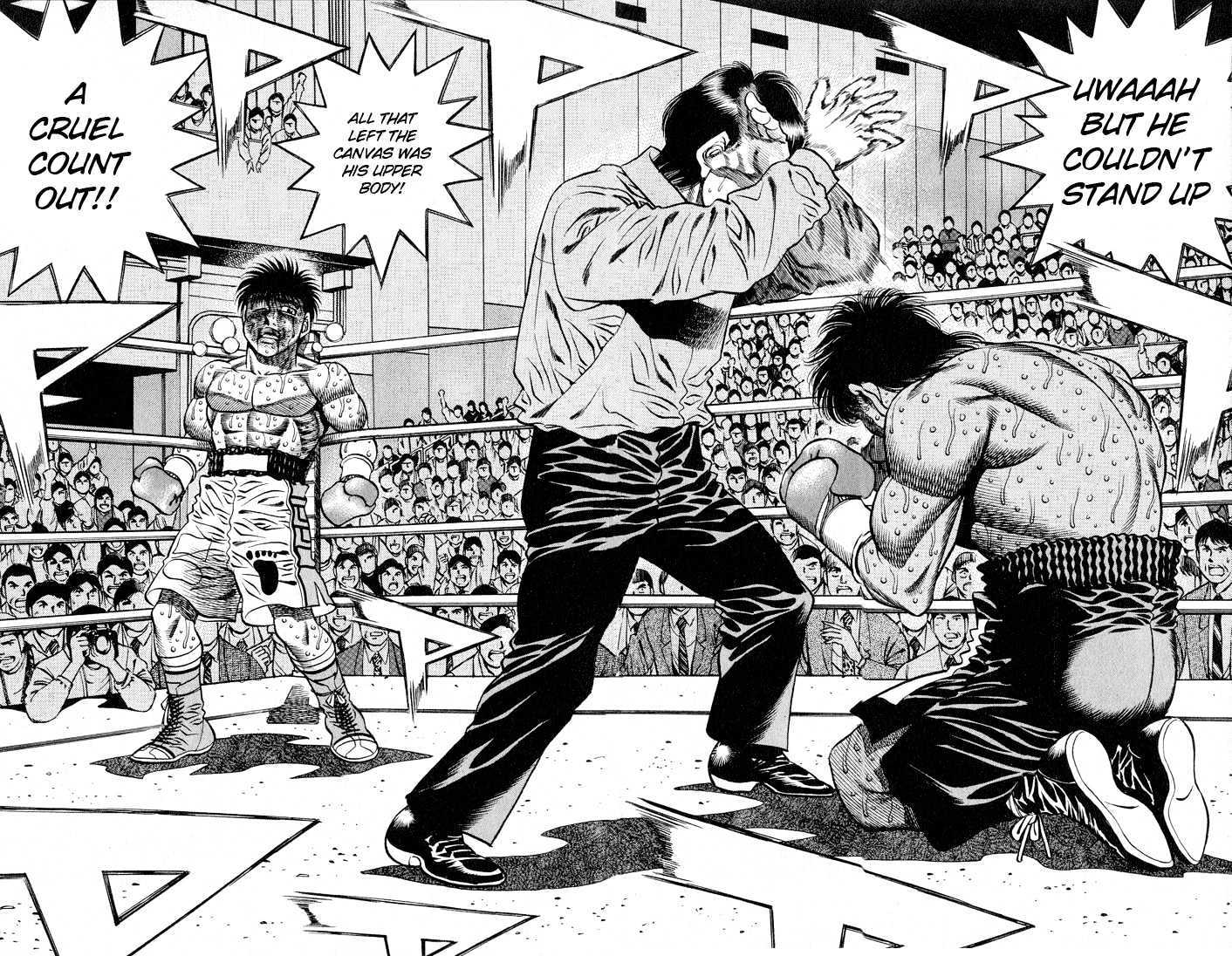 Hajime no Ippo Chapter 438 page 17 - Chapter 438 : Upper-half's fighting spirit