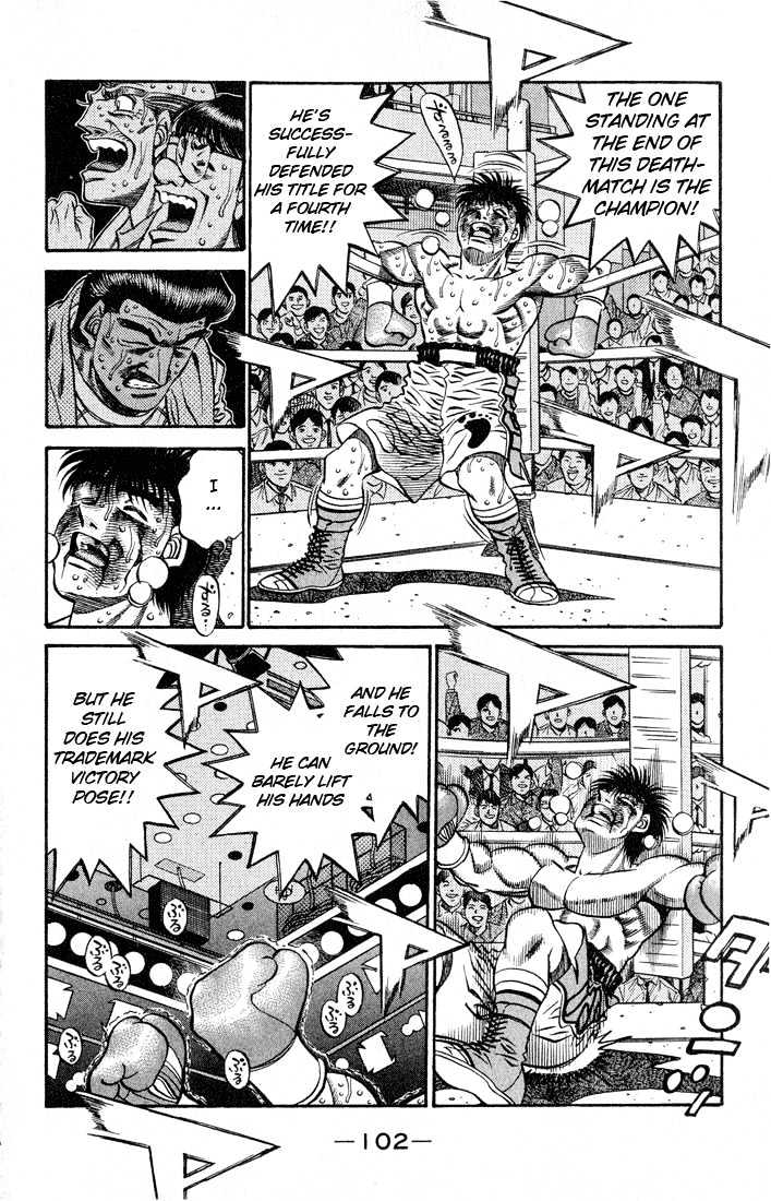 Hajime no Ippo Chapter 438 page 18 - Chapter 438 : Upper-half's fighting spirit