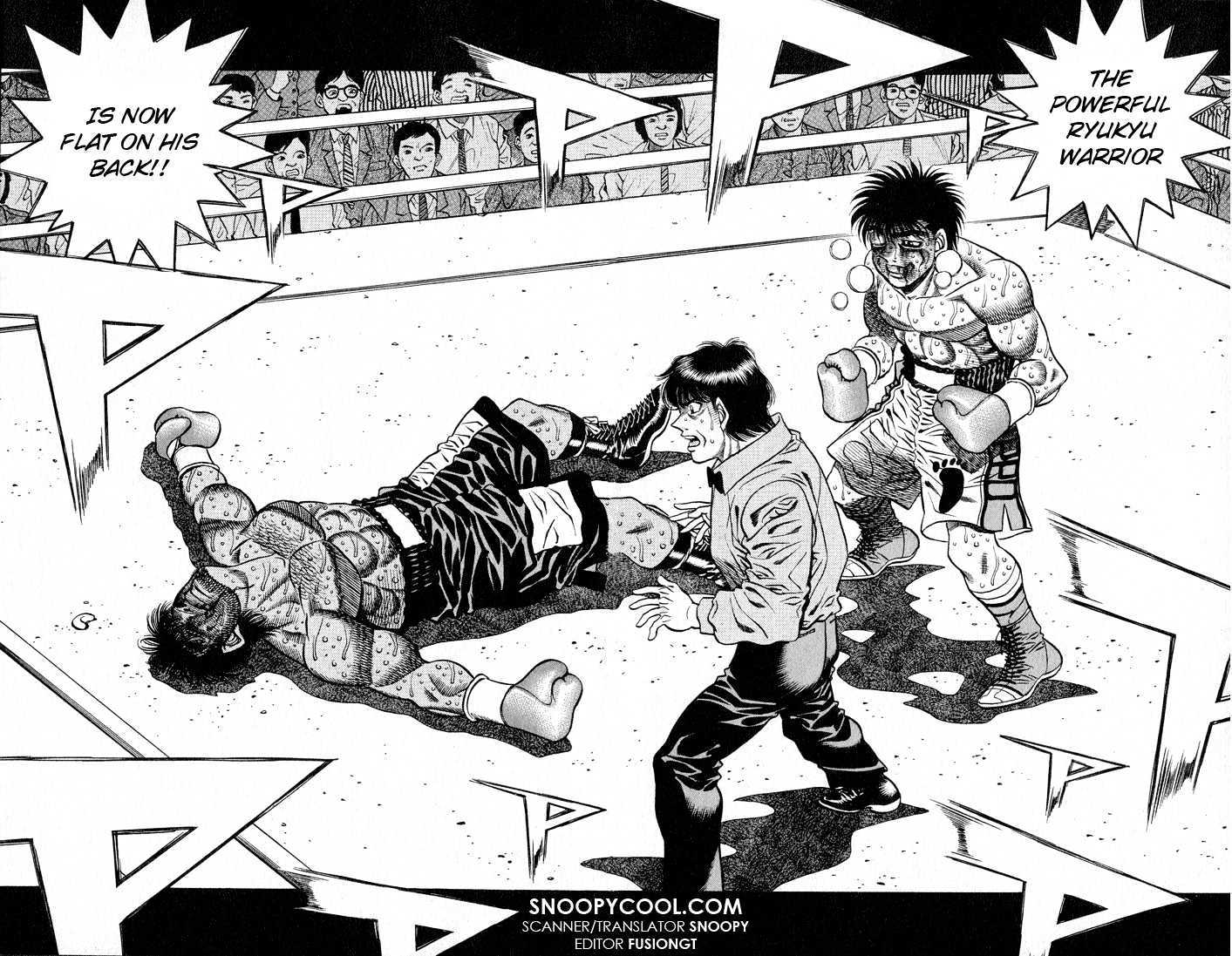 Hajime no Ippo Chapter 438 page 2 - Chapter 438 : Upper-half's fighting spirit