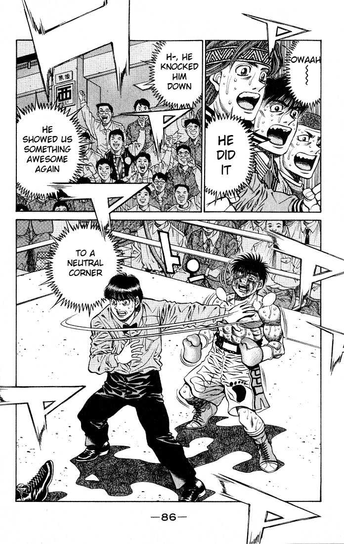 Hajime no Ippo Chapter 438 page 3 - Chapter 438 : Upper-half's fighting spirit