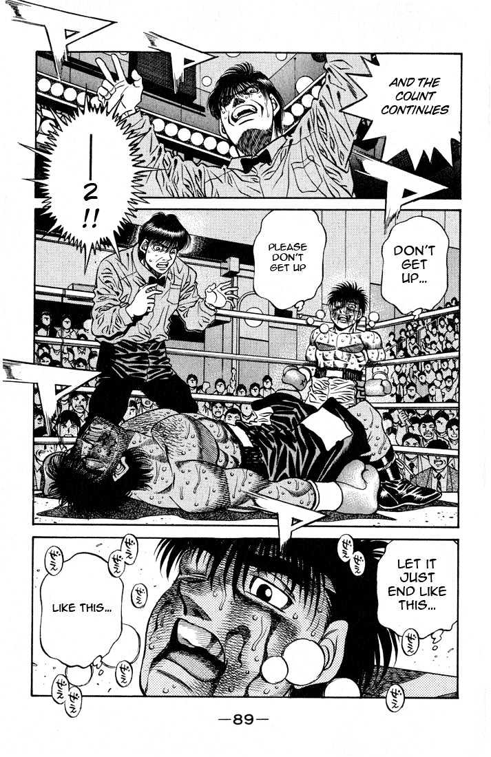 Hajime no Ippo Chapter 438 page 6 - Chapter 438 : Upper-half's fighting spirit