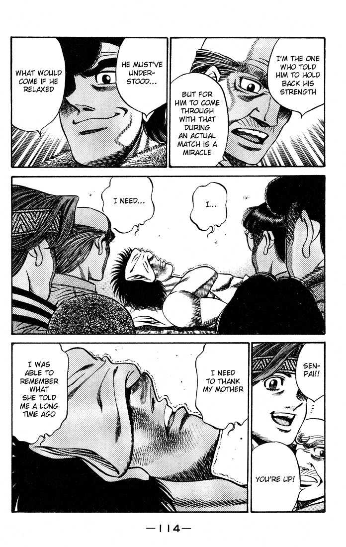 Hajime no Ippo Chapter 439 page 10 - Chapter 439 : Path of life