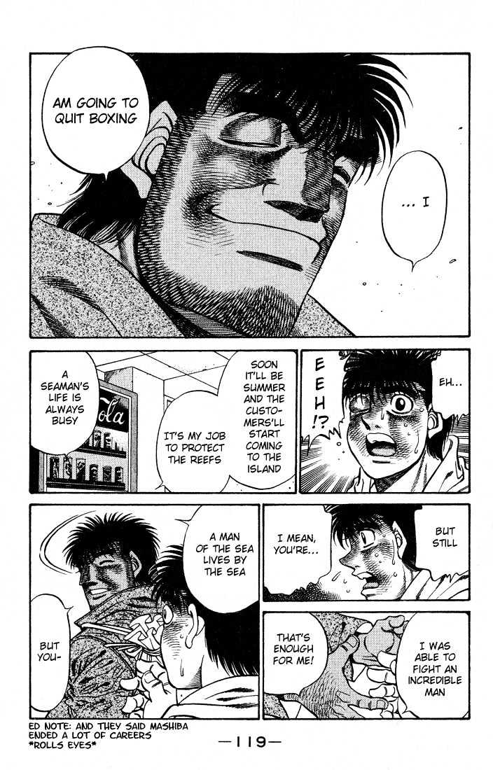 Hajime no Ippo Chapter 439 page 15 - Chapter 439 : Path of life