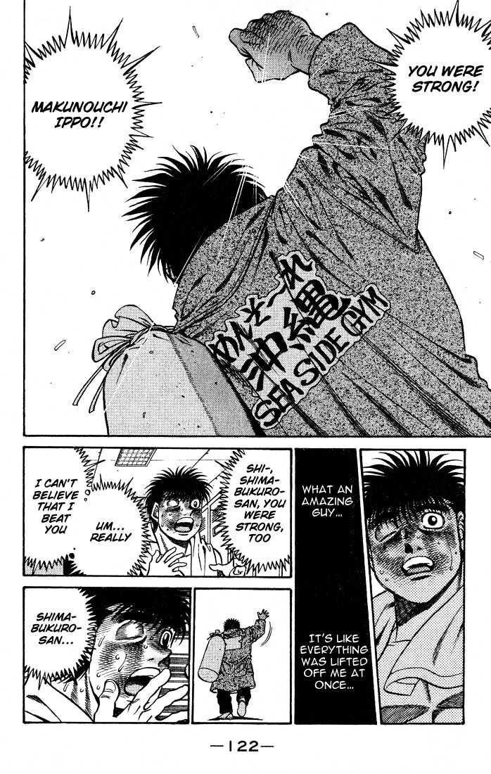 Hajime no Ippo Chapter 439 page 18 - Chapter 439 : Path of life