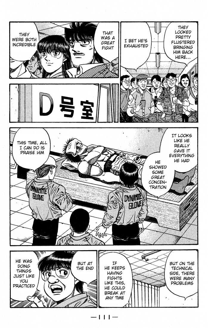 Hajime no Ippo Chapter 439 page 7 - Chapter 439 : Path of life