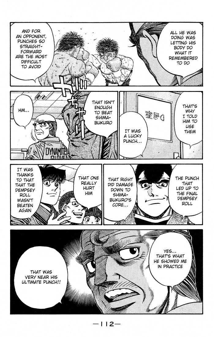 Hajime no Ippo Chapter 439 page 8 - Chapter 439 : Path of life