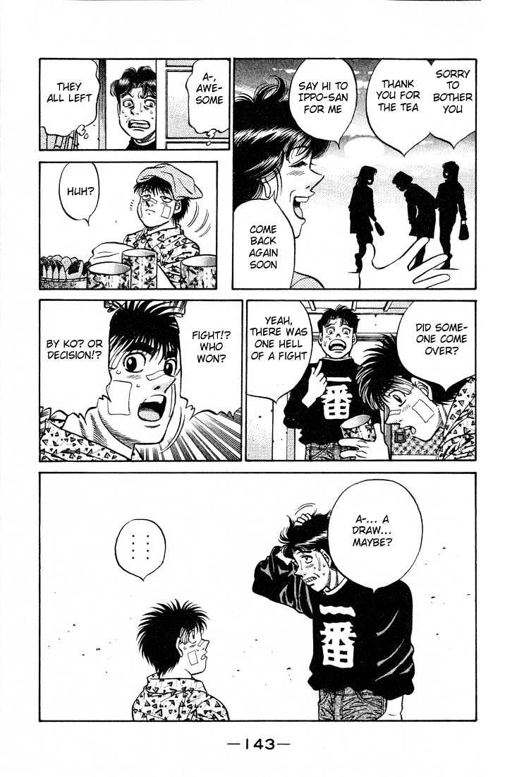Hajime no Ippo Chapter 440 page 19 - Chapter 440 : Much ado about nothing by the bedside