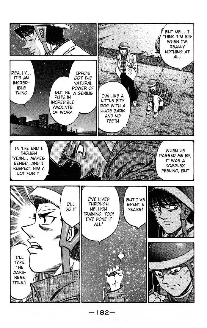Hajime no Ippo Chapter 442 page 18 - Chapter 442 : The feelings of a man on the verge