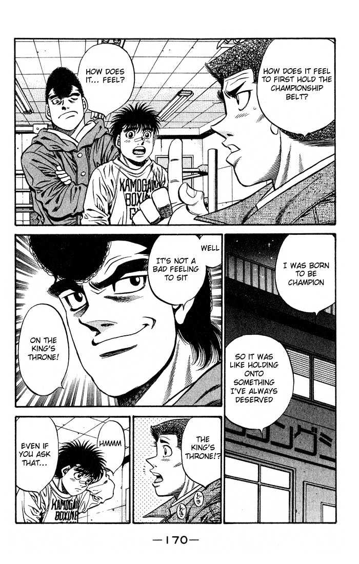 Hajime no Ippo Chapter 442 page 6 - Chapter 442 : The feelings of a man on the verge