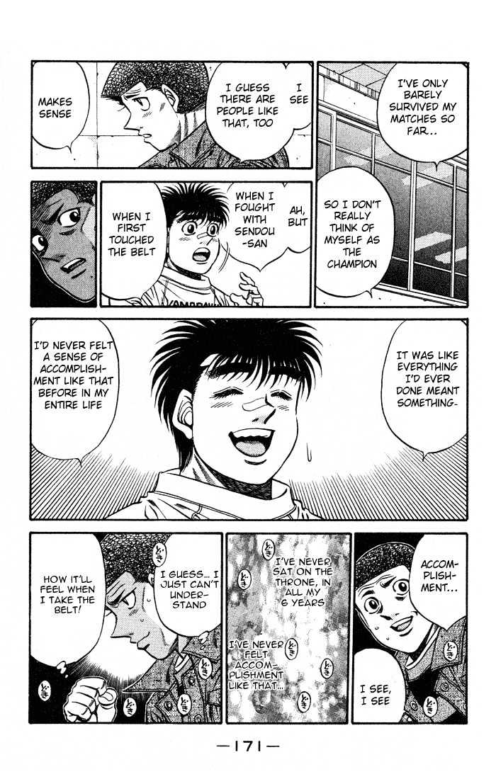 Hajime no Ippo Chapter 442 page 7 - Chapter 442 : The feelings of a man on the verge