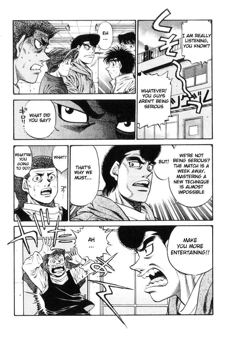 Hajime no Ippo Chapter 443 page 11 - Chapter 443 : Small frogs new arsenal