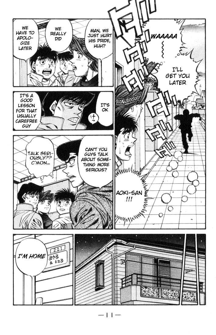 Hajime no Ippo Chapter 443 page 12 - Chapter 443 : Small frogs new arsenal