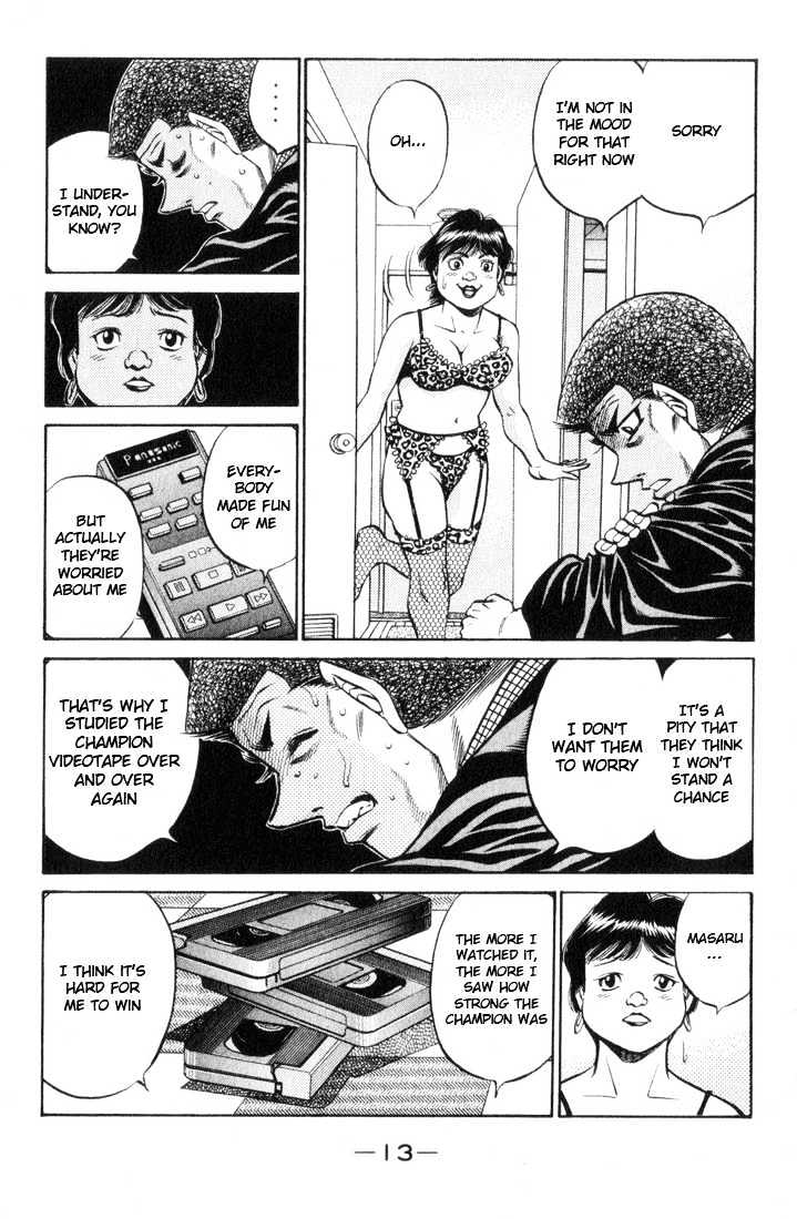 Hajime no Ippo Chapter 443 page 14 - Chapter 443 : Small frogs new arsenal