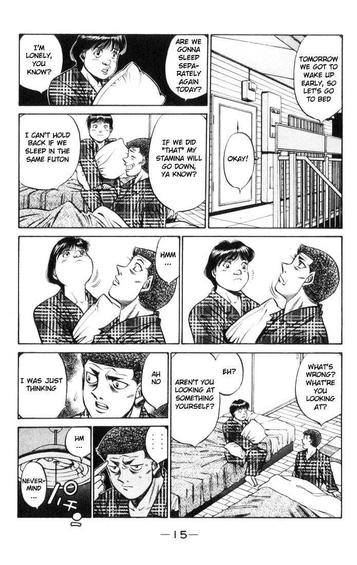 Hajime no Ippo Chapter 443 page 16 - Chapter 443 : Small frogs new arsenal