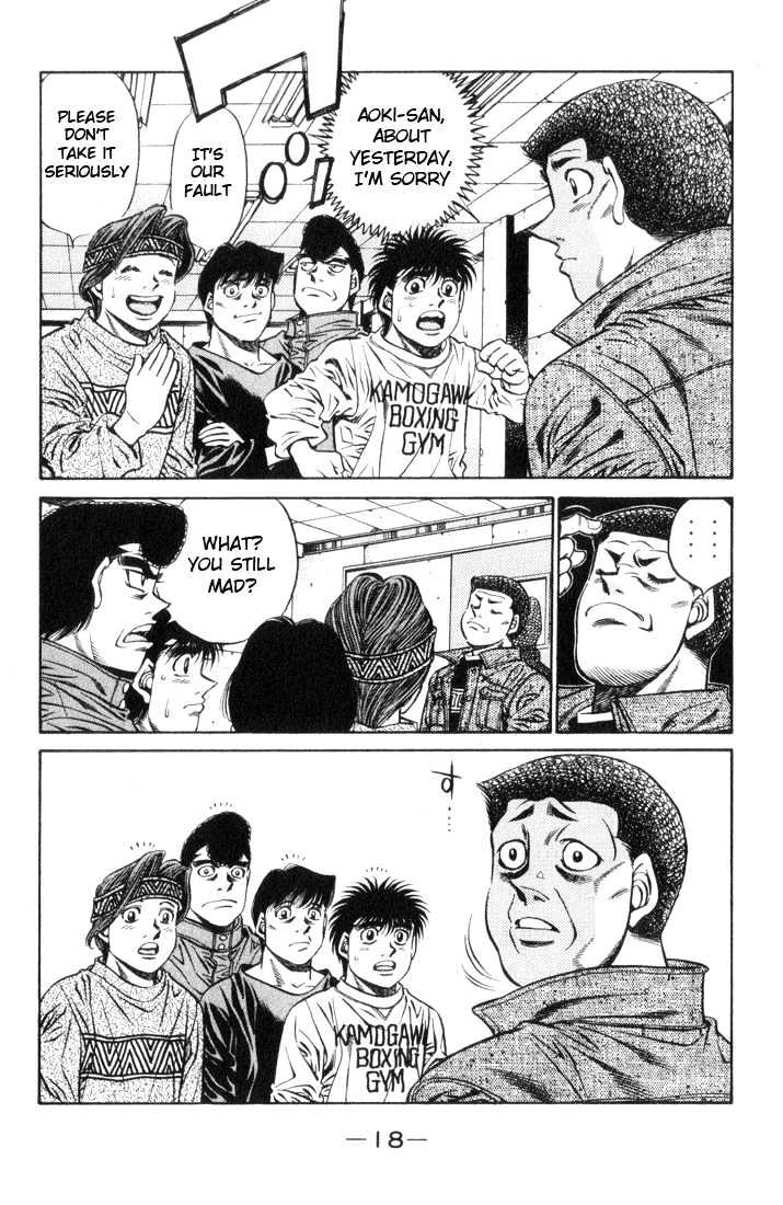 Hajime no Ippo Chapter 443 page 19 - Chapter 443 : Small frogs new arsenal