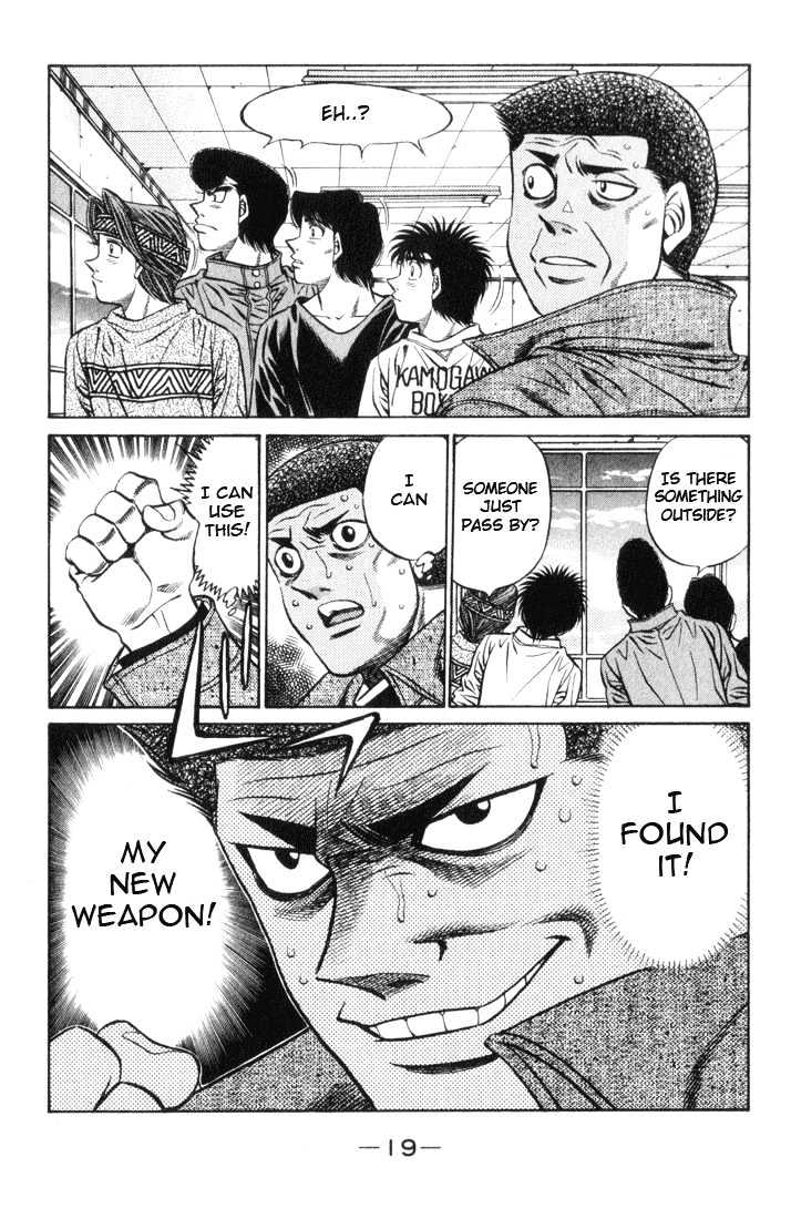 Hajime no Ippo Chapter 443 page 20 - Chapter 443 : Small frogs new arsenal