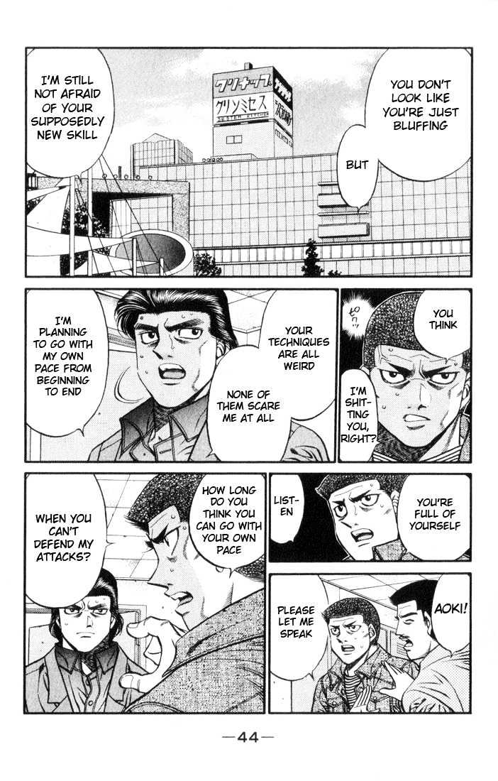 Hajime no Ippo Chapter 445 page 2 - Chapter 445 : Scientist vs. Hardworker