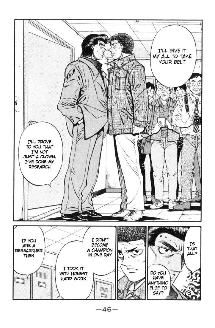 Hajime no Ippo Chapter 445 page 4 - Chapter 445 : Scientist vs. Hardworker