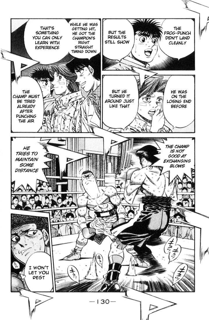 Hajime no Ippo Chapter 449 page 12 - Chapter 449 : Frogs scar