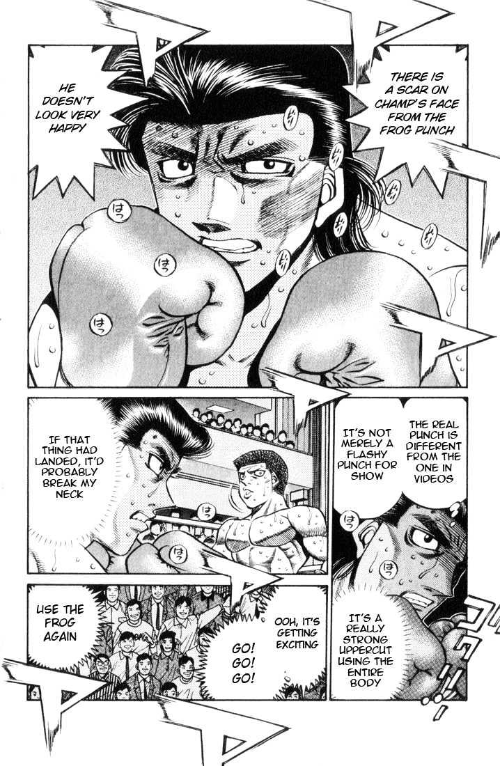 Hajime no Ippo Chapter 449 page 6 - Chapter 449 : Frogs scar