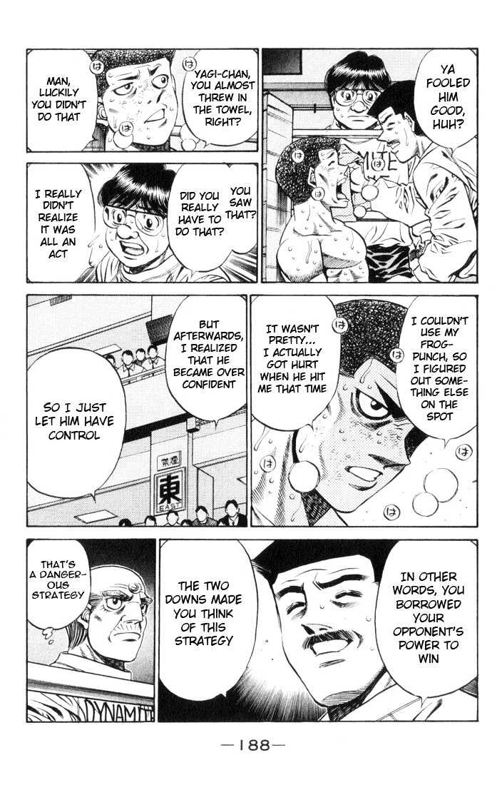 Hajime no Ippo Chapter 452 page 13 - Chapter 452 : Lies or truths?
