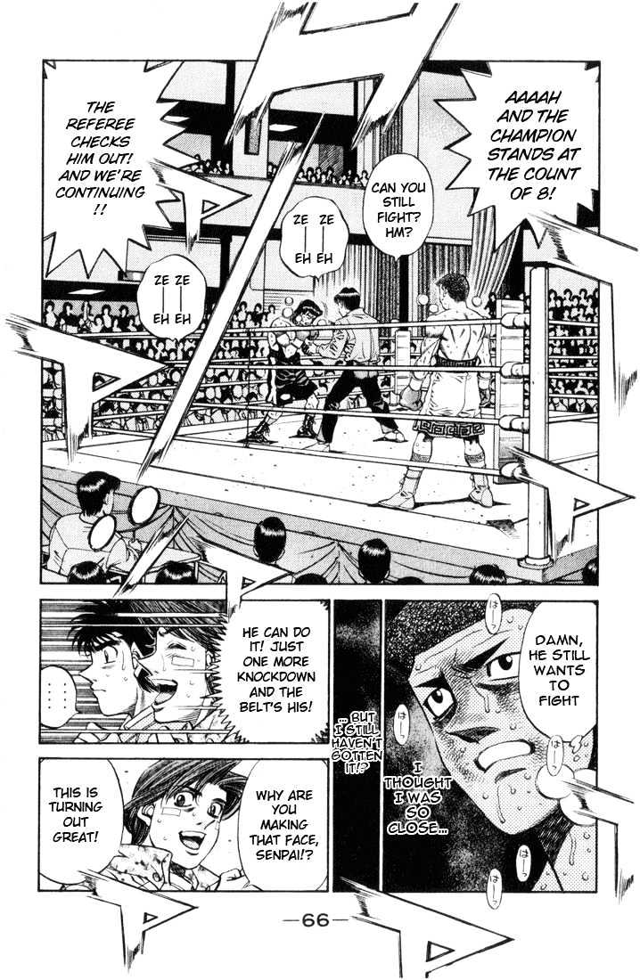 Hajime no Ippo Chapter 456 page 6 - Chapter 456 : Conclusive difference