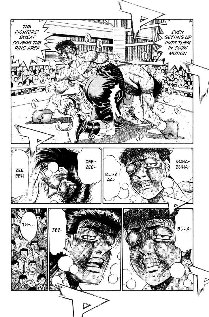 Hajime no Ippo Chapter 458 page 10 - Chapter 458 : Muddy tenacity