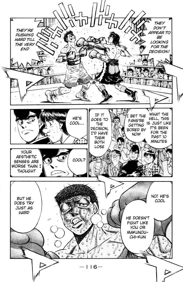 Hajime no Ippo Chapter 458 page 16 - Chapter 458 : Muddy tenacity