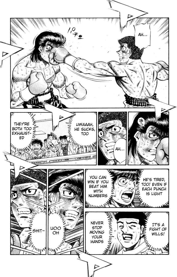 Hajime no Ippo Chapter 458 page 5 - Chapter 458 : Muddy tenacity