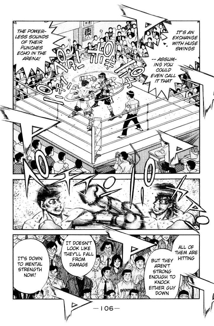 Hajime no Ippo Chapter 458 page 6 - Chapter 458 : Muddy tenacity