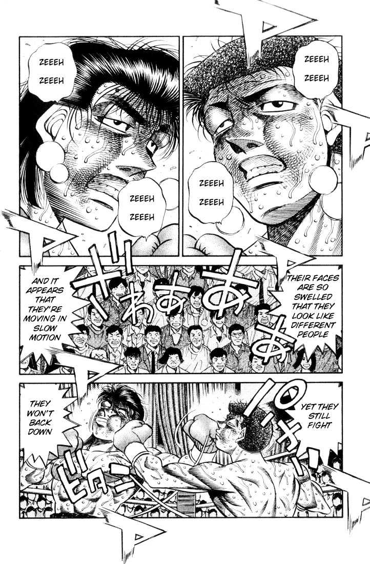 Hajime no Ippo Chapter 458 page 8 - Chapter 458 : Muddy tenacity