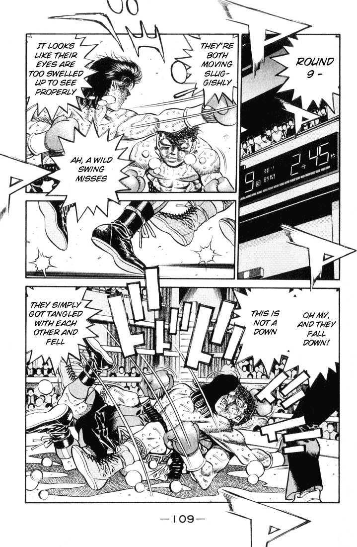 Hajime no Ippo Chapter 458 page 9 - Chapter 458 : Muddy tenacity