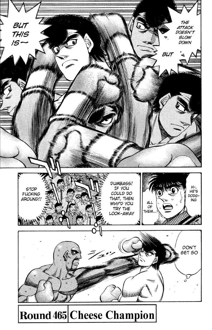 Hajime no Ippo Chapter 465 page 1 - Chapter 465 : Cheese champion