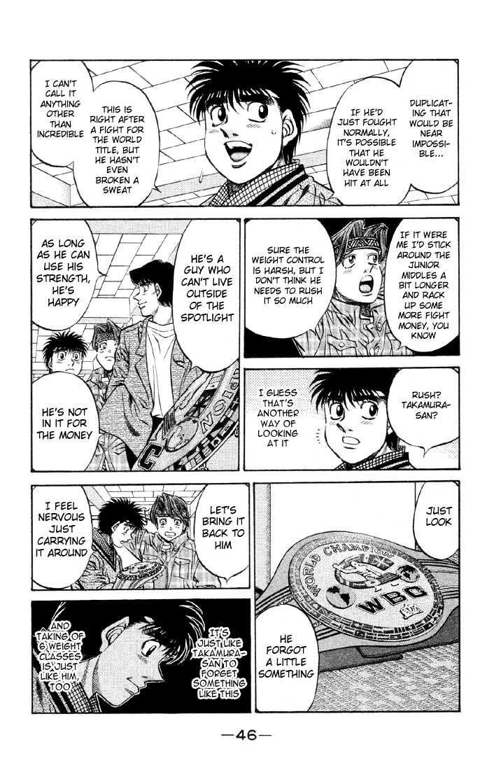 Hajime no Ippo Chapter 465 page 8 - Chapter 465 : Cheese champion