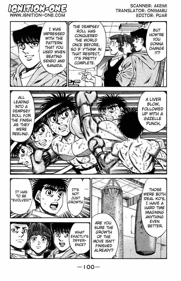 Hajime no Ippo Chapter 468.2 page 2 - Chapter 468 v2 : Dempsey's Theory of Evolution